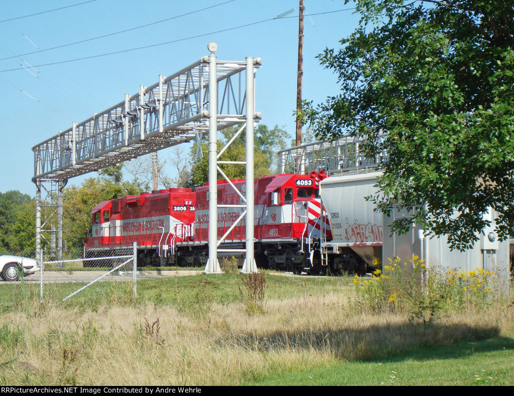 M3 power crossing Stoughton Road while switching Lycon cars